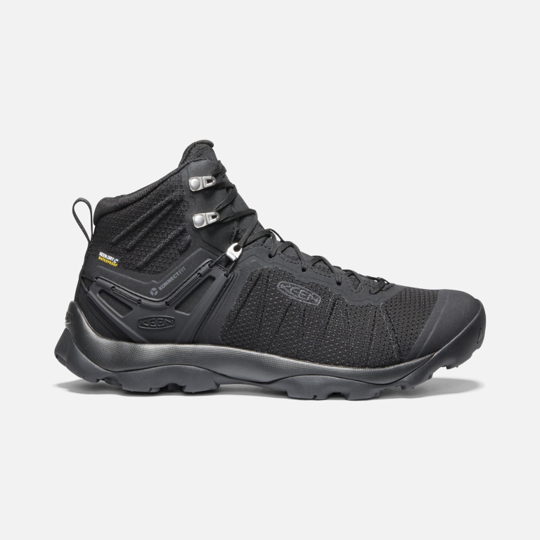 Keen Venture Mid Waterproof Boots - Men's Black Boots